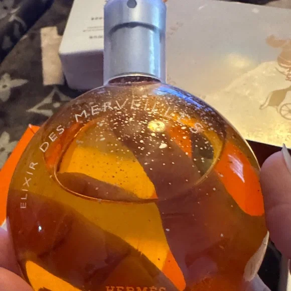 Hermes Elixir des Merveilles Perfume Box - Gold and Silver - Picture 7 of 8